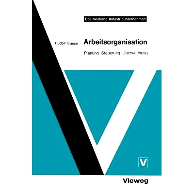 预订 Arbeitsorganisation: Planung · Steuerung · Überwachung: 9783528041045