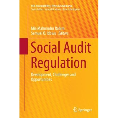 预订 Social Audit Regulation: Development, Challenges and Opportunities: 9783319367477