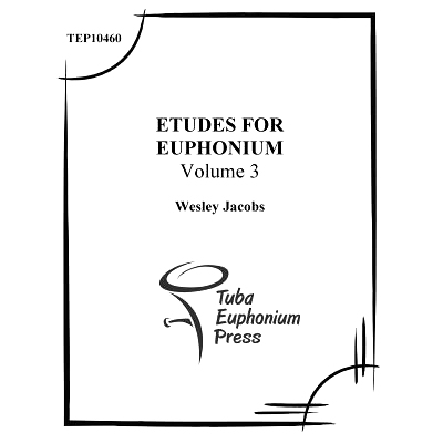 预订 Etudes for Euphonium (volume 3): 9781517020583