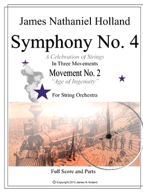 预订 Symphony No 4: Movement No 2 Age of Ingenuity Full Score and Parts: 9781517459550