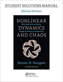 【预订】Student Solutions Manual for Nonlinear Dynamics and Chaos, 2nd edition