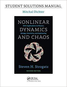 【预订】Student Solutions Manual for Nonlinear Dynamics and Chaos, 2nd edition