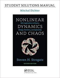 【预订】Student Solutions Manual for Nonlinear Dynamics and Chaos, 2nd edition