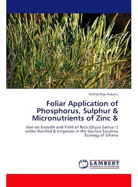 预订 Foliar Application of Phosphorus, Sulphur & Micronutrients of Zinc &: 9786207842797
