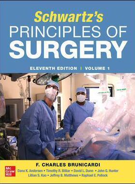 [预订]Schwartz’s Principles of Surgery 2-Volume Set 11th Edition 9781259835353