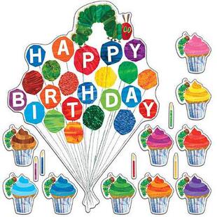 【预订】Very Hungry Caterpillar Birthday Bulletin Board Set