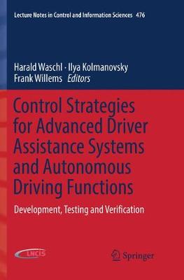 【预订】Control Strategies for Advanced Driver Assistance Systems and Autonomous Driving Functions :Development, T...