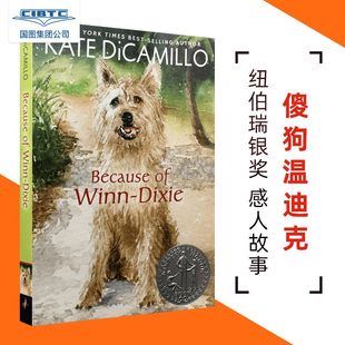 英文原版 Winn 傻狗温迪克 蓝斯值670L DiCamillo 祸 现货 Kate Because 纽伯瑞奖小说 Anniversary Dixie 都是戴茜惹 Edition