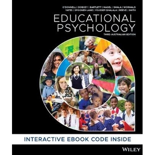 Interactive Educational Print 预订 第3混合版 3rd 教育心理学 Psychology 9780730363439 Edition Text and