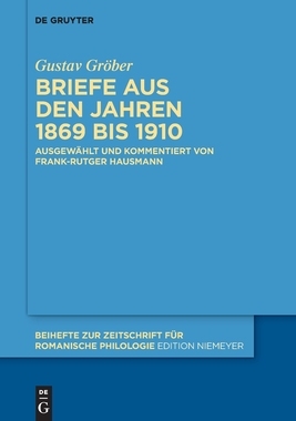 【预订】Briefe aus den Jahren 1869 bis 1910 9783110709704