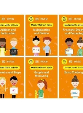 预订 Maths - No Problem! Collection of 6 Workbooks, Ages 9-10 (Key Stage 2) 数学——没问题！6本练习册合集，适合9-10岁（