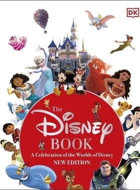 预订 The Disney Book New Edition: A Celebration of the World of Disney:Centenary Edition 迪士尼新版图书：迪士尼世界的庆