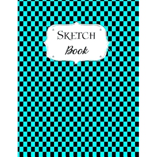 预订 Sketch Book: Checkered Sketchbook Scetchpad for Drawing or Doodling Notebook Pad for Creative Artists Aqua Black: 9