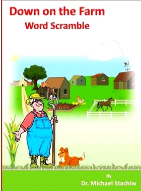 预订 Down on the Farm Word Scramble: 9781530893096