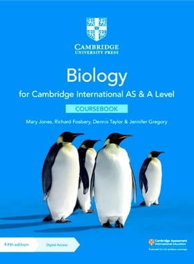 预订 Cambridge International as & a Level Biology Coursebook with Digital Access (2 Years) 5ed: 9781108859028