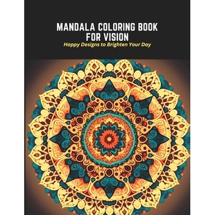 Designs Mandala Vision 预订 Day Book Your Coloring 9798392467396 for Brighten Happy