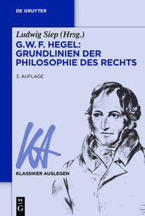 【预订】G. W. F. Hegel – Grundlinien der Philosophie des Rechts 9783050056807