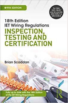 【预售】18th Edition IET Wiring Regulations: Inspection, Testing and Certification, 9th ed