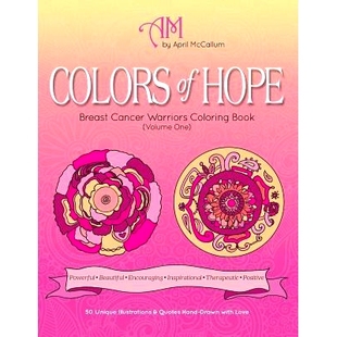 Volume 9781732575233 Hope Warriors Coloring Cancer Breast One 预订 Book Colors