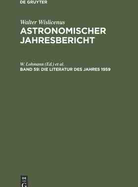 【预订】Die Literatur des Jahres 1959 9783112308905