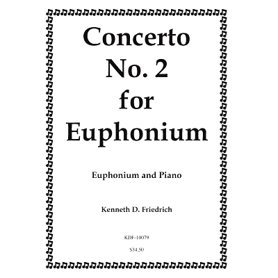 预订 Concerto No. 2 for Euphonium: 9781523223060