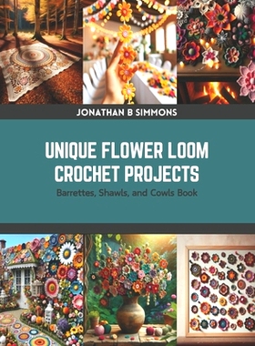 预订 Unique Flower Loom Crochet Projects: Barrettes, Shawls, and Cowls Book: 9798875629389