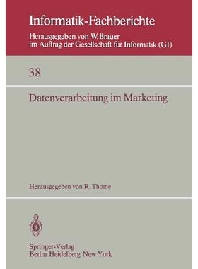 预订 Datenverarbeitung im Marketing: Heidelberg, 9.–10. Oktober 1980: 9783540105558