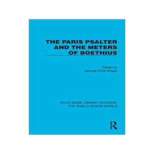 [预订]The Paris Psalter and the Meters of Boethius 9781032541020