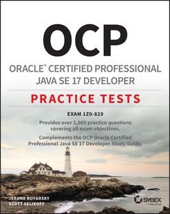预订 Test Certified Practice Java Oracle Developer Ocp Professional 9781119864615
