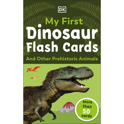 预订 我的恐龙启蒙闪卡 动物百科 恐龙百科 My First Board Books 英文 My First Dinosaur Flash Cards 动物百科 恐龙百科