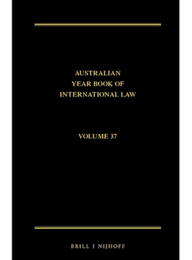 预订 The Australian Year Book of International Law: Volume 37 (2019) 澳大利亚国际法年鉴，第37卷，2019年: 9789004430099