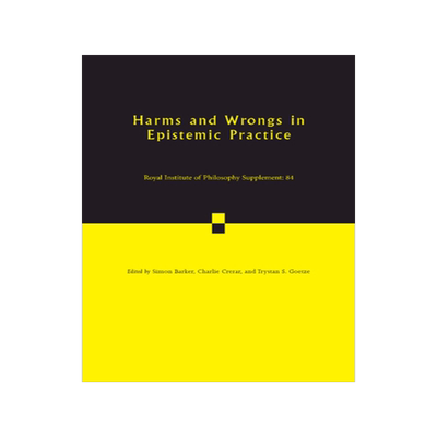 预订 Harms and Wrongs in Epistemic Practice