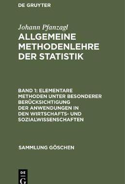 预订 Elementare Methoden unter besonderer Berücksichtigung der Anwendungen in den Wirtschafts- und Sozialwissenschaften
