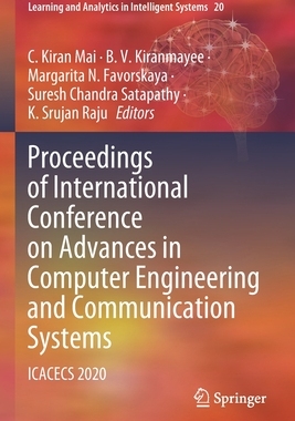 【预订】Proceedings of International Conference on Advances in Computer Engineering and Commun 9789811592959