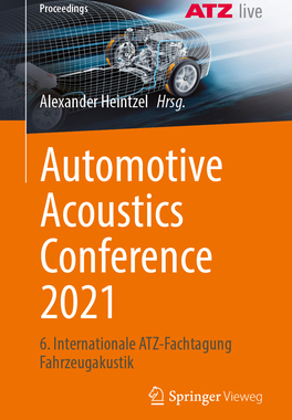 预订 Automotive Acoustics Conference 2021: 6. Internationale Atz-Fachtagung Fahrzeugakustik