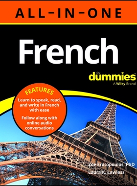 预订 French All-In-One For Dummies, 2Nd Edition (With Audio Online!): 9781394393923