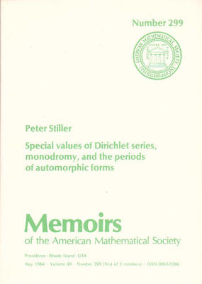 【预售】Special Values of Dirichlet Series, Monodromy, and the Periods of Automorphic Forms