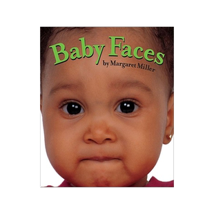 预售 宝宝的脸 低幼启蒙认知纸板书 英文原版 Baby Faces