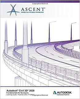 【预售】Autodesk Civil 3D 2020: Fundamentals for Surveyors (Imperial Units): Autodesk Authorized Publisher