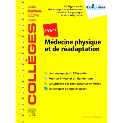 预订 Fiches Médecine physique et de réadaptation 物理医学和康复情况说明书: 9782294756467