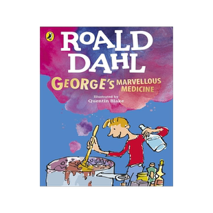 预售送音频 小乔治的神奇魔药 新版 大字舒适版 罗尔德达尔 Roald Dahl 儿童读物章节小说 George's Marvellous Medicine 英文原版