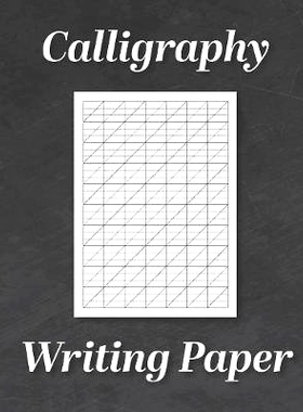 预订 Calligraphy Writing Paper: Modern Calligraphy Practice Sheets - 120 Sheet Pad: 9781081404345