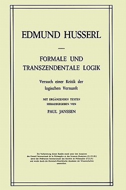 预订 Formale und Transzendentale Logik