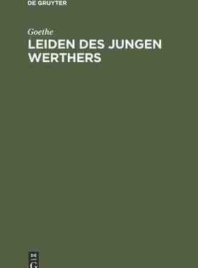 【预订】Leiden des jungen Werthers 9783111321424