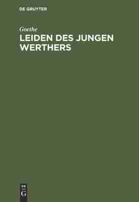 【预订】Leiden des jungen Werthers 9783111321424