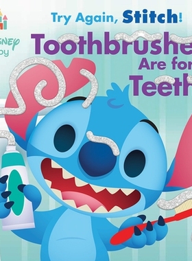 预订 Disney Baby: Try Again, Stitch: Toothbrushes Are for Teeth!: 9781368106283