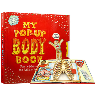 人体机关立体书 3D操作玩具书 Body 英文原版 Book 身体奥秘科普 Pop 预售