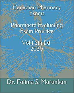 【预售】Canadian Pharmacy Exams - Pharmacist Evaluating Exam Practice Volume 1 5th Ed 2020
