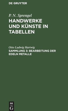 预订 Bearbeitung der edeln Metalle