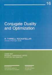 预订 Conjugate Duality and Optimization